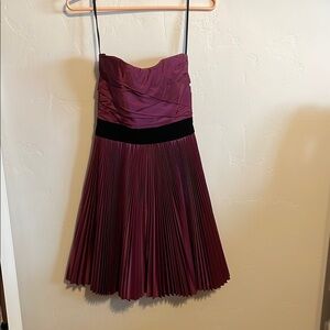 Dolce & Gabbana Strapless Plum Dress